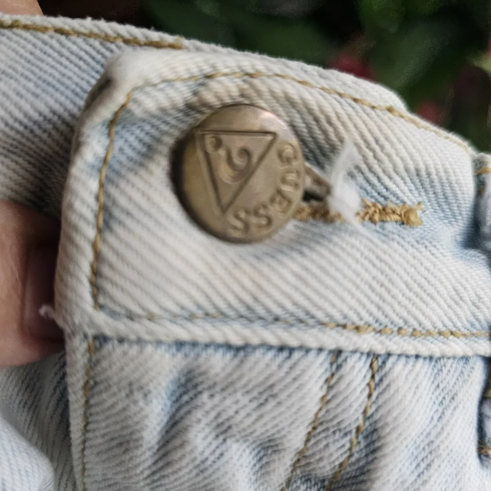 Guess Light Wash Denim Pencil Skirt - Picture 6 of 6